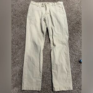 Izod Saltwater Khaki Stretch Chino Pants Slim Fit 30x30